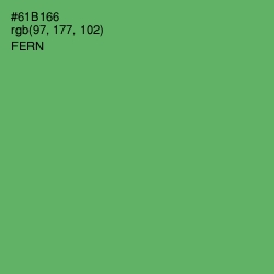 #61B166 - Fern Color Image