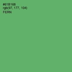 #61B168 - Fern Color Image