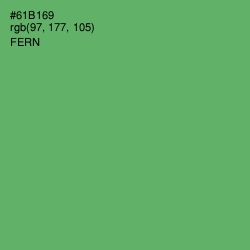 #61B169 - Fern Color Image