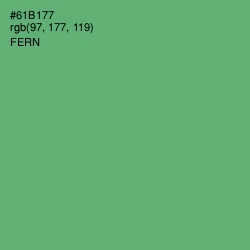 #61B177 - Fern Color Image