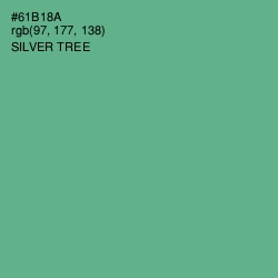 #61B18A - Silver Tree Color Image