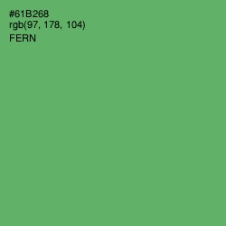 #61B268 - Fern Color Image