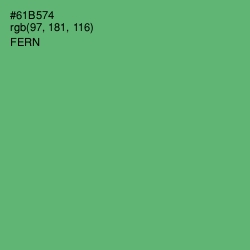 #61B574 - Fern Color Image