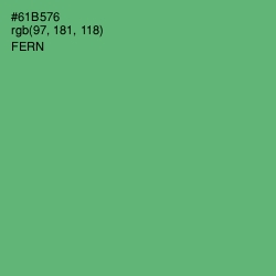 #61B576 - Fern Color Image