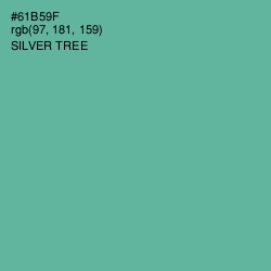 #61B59F - Silver Tree Color Image
