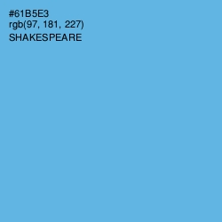 #61B5E3 - Shakespeare Color Image