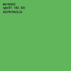 #61B65C - Asparagus Color Image