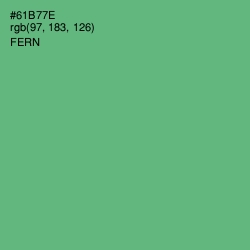 #61B77E - Fern Color Image