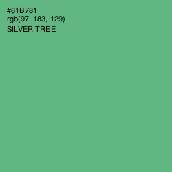 #61B781 - Silver Tree Color Image