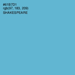 #61B7D1 - Shakespeare Color Image