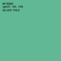 #61B895 - Silver Tree Color Image