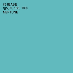 #61BABE - Neptune Color Image