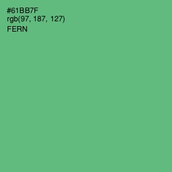 #61BB7F - Fern Color Image