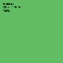 #61BC63 - Fern Color Image