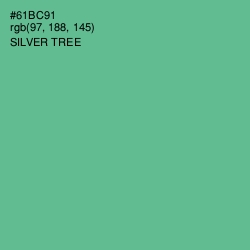 #61BC91 - Silver Tree Color Image