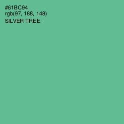 #61BC94 - Silver Tree Color Image