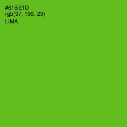 #61BE1D - Lima Color Image