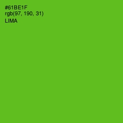 #61BE1F - Lima Color Image