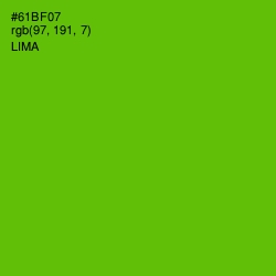 #61BF07 - Lima Color Image