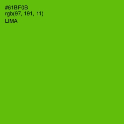 #61BF0B - Lima Color Image