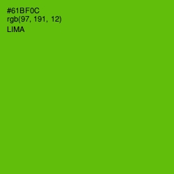 #61BF0C - Lima Color Image