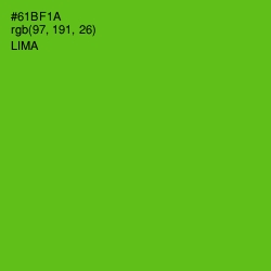 #61BF1A - Lima Color Image