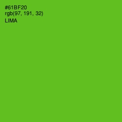 #61BF20 - Lima Color Image