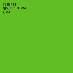 #61BF23 - Lima Color Image