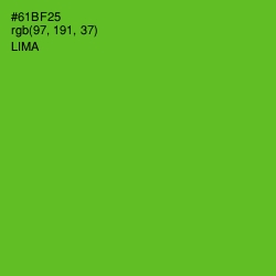 #61BF25 - Lima Color Image