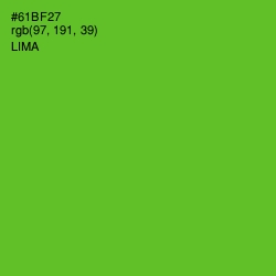 #61BF27 - Lima Color Image