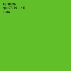 #61BF29 - Lima Color Image