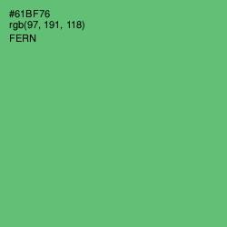 #61BF76 - Fern Color Image