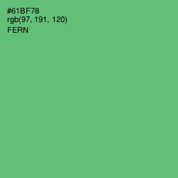 #61BF78 - Fern Color Image