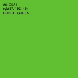 #61C031 - Bright Green Color Image