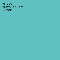 #61C0C1 - Downy Color Image