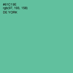 #61C19E - De York Color Image