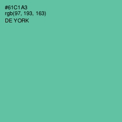 #61C1A3 - De York Color Image