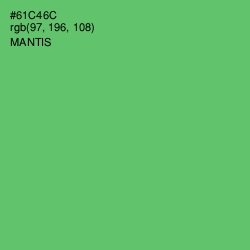 #61C46C - Mantis Color Image