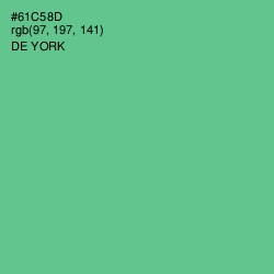 #61C58D - De York Color Image