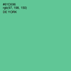 #61C696 - De York Color Image