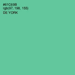 #61C69B - De York Color Image