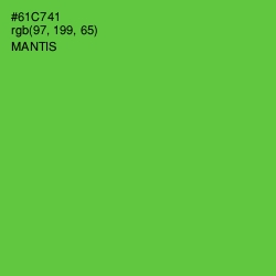 #61C741 - Mantis Color Image