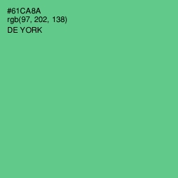 #61CA8A - De York Color Image