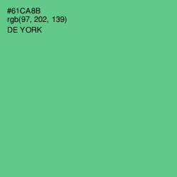 #61CA8B - De York Color Image