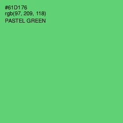 #61D176 - Pastel Green Color Image