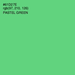 #61D27E - Pastel Green Color Image