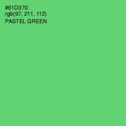 #61D370 - Pastel Green Color Image