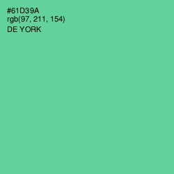 #61D39A - De York Color Image