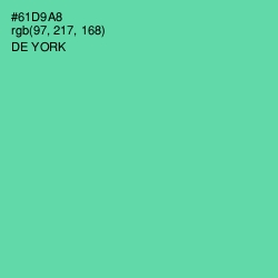 #61D9A8 - De York Color Image