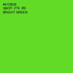 #61DB26 - Bright Green Color Image